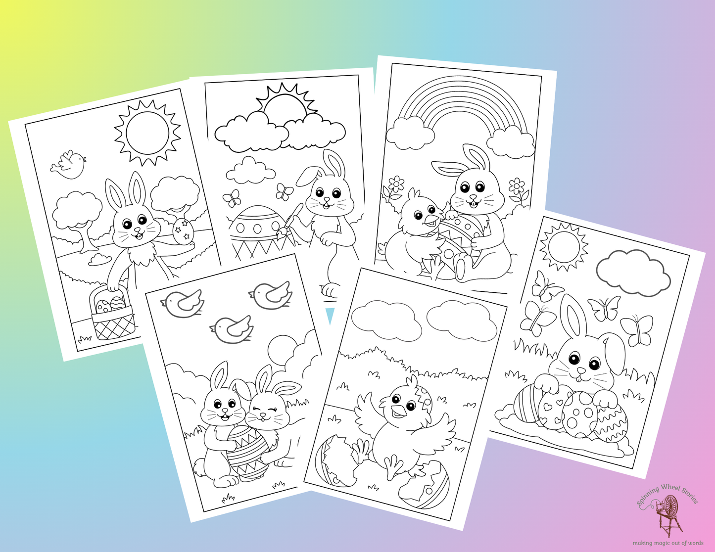 Spring Coloring Sheet Packet