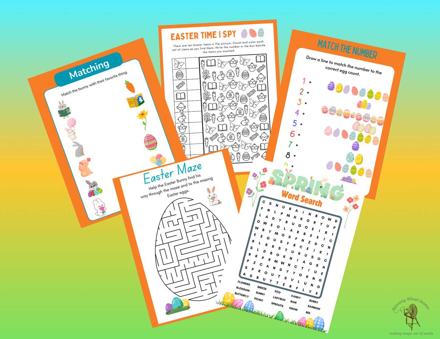 Spring Activity Sheet Packet