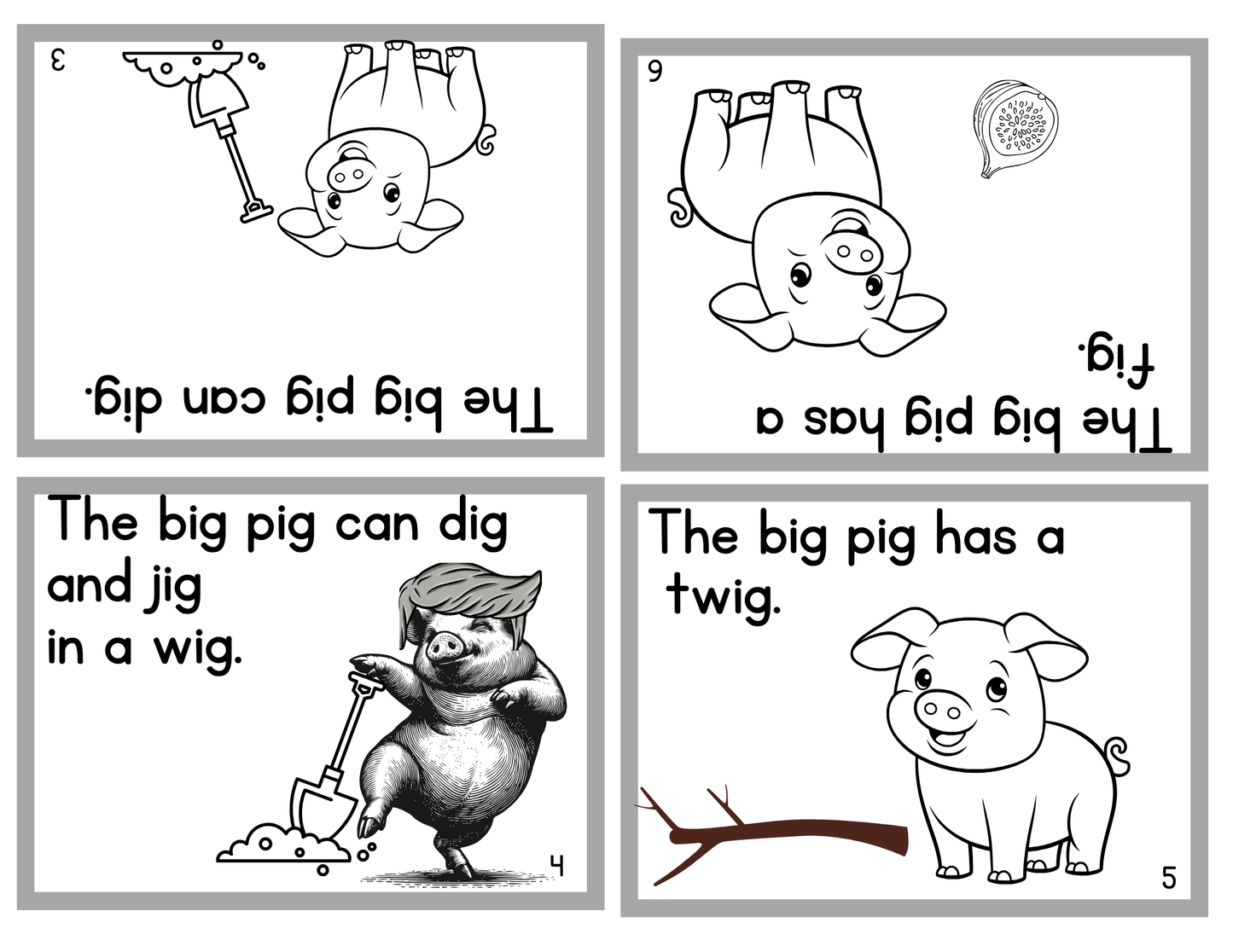 Free Printable CVC Early Emergent Reader Books – Set of 5