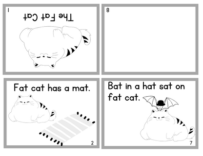 Free Printable CVC Early Emergent Reader Books – Set of 5