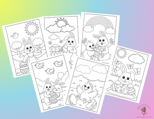 Spring Coloring Sheet Packet