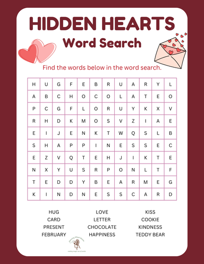 Valentine's Day activity pack and printable cards cover