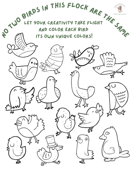 Tree and Bird Activity Packet
