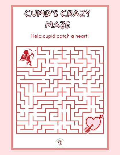 Valentine's Day Activity Pack and Printable Cards