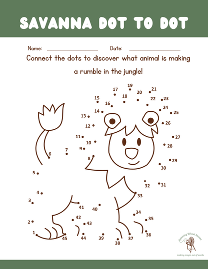 Savanna Activity Packet