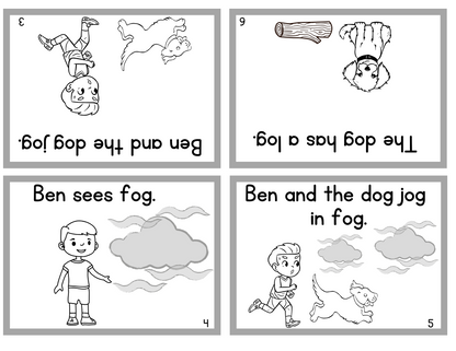 Free Printable CVC Early Emergent Reader Books – Set of 5