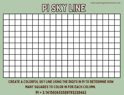 Pi Day printable math worksheets cover