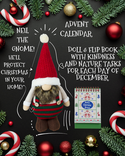 Neil the Gnome Advent Christmas Countdown Gift Set