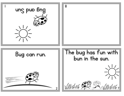 Free Printable CVC Early Emergent Reader Books – Set of 5