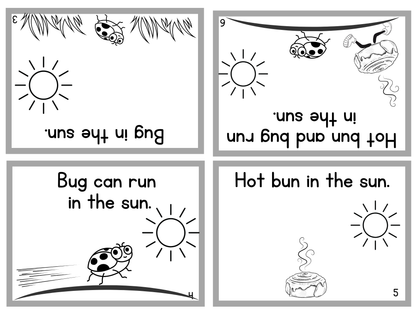 Free Printable CVC Early Emergent Reader Books – Set of 5