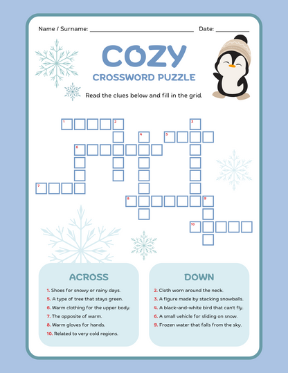 Snow Much Fun Snow Day Activity Packet