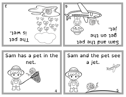 Free Dyslexic-Friendly CVC Early Reader Books (OpenDyslexic Font Set)