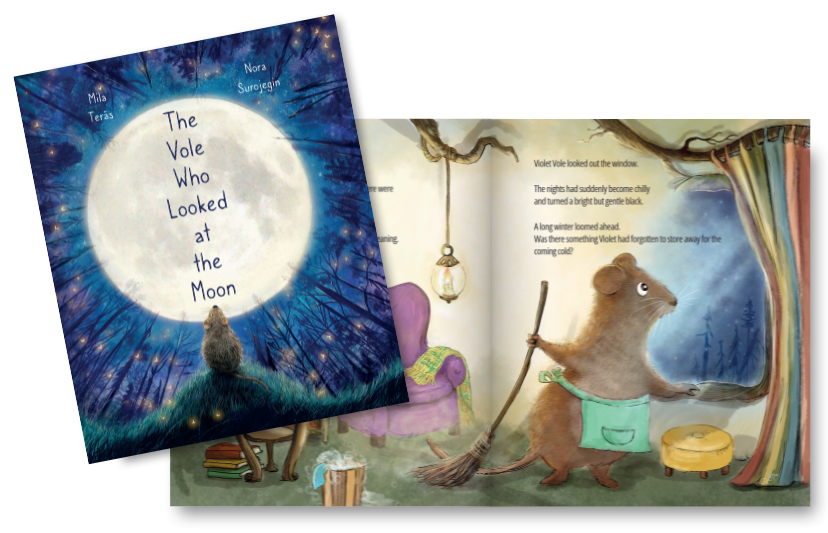 The Vole Who Looked at the Moon
